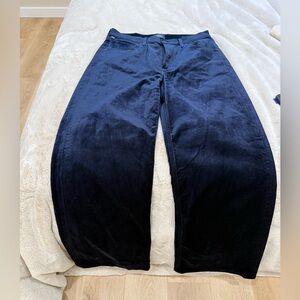 Citizens Of Humanity Navy Wide Leg Pants